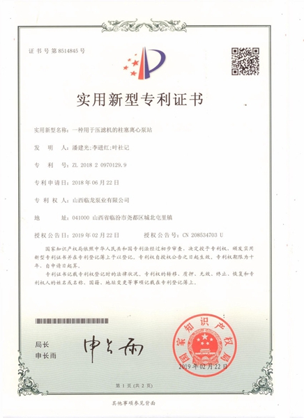桩塞离心泵站